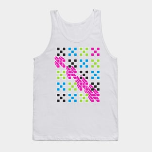 Isometric  Squares Tank Top